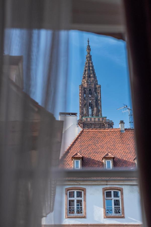 Apartamento Chez Francoise - Hyper-Centre, Vue Cathedrale Estrasburgo Exterior foto